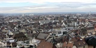 Центр города Базель с Рейн