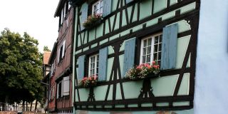 Фасады домов в городе Кольмар